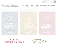 Tablet Screenshot of bibelwerk.at