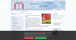 Desktop Screenshot of bibelwerk.de